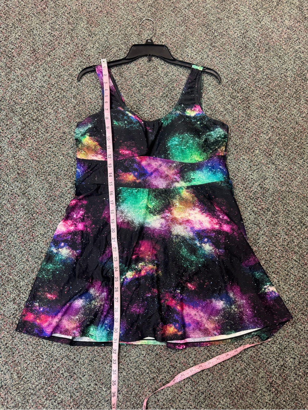 Torrid Wireless Long Length Scoop Swim Dress With Brief Size 2 - Picture 10 of 12